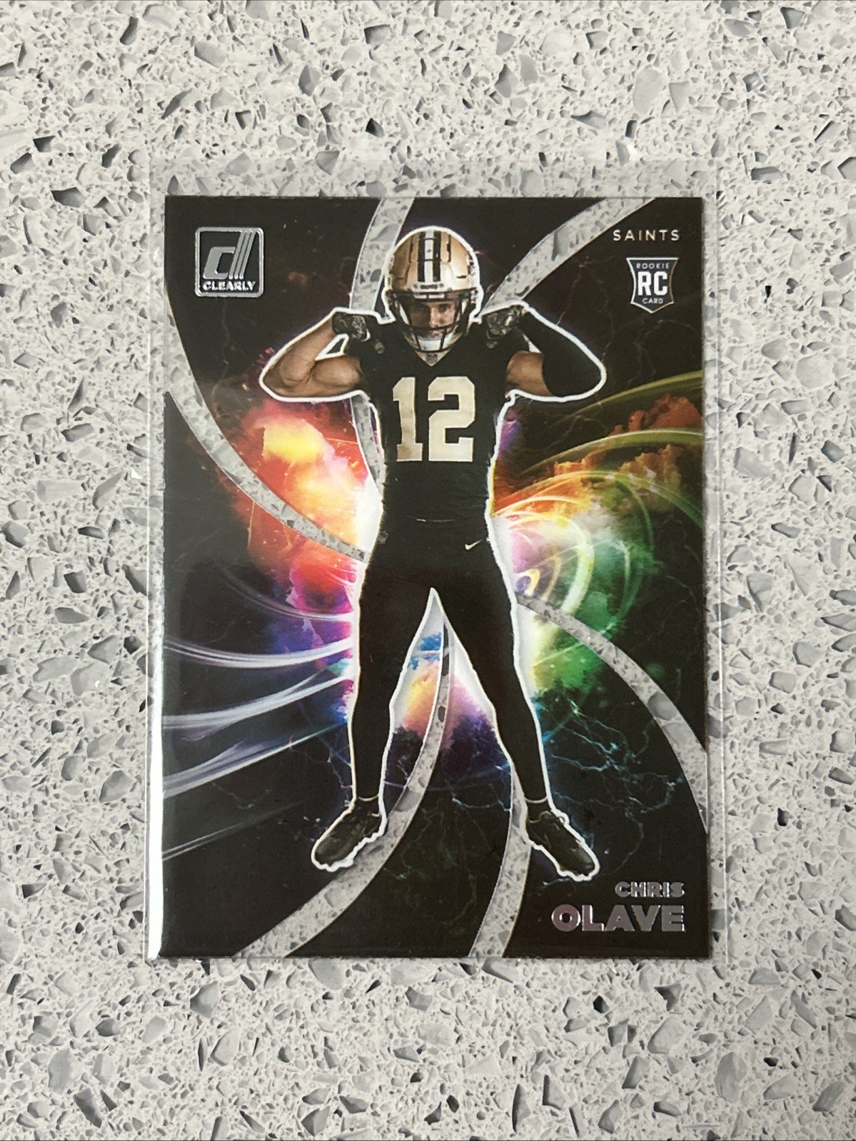 2022 Donruss Chris Olave Night Moves RC Rookie #NM-CO Saints