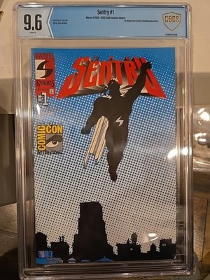 The Sentry 1 CBCS 9.6  SDCC Variant 1st App The Sentry  Bob Reynolds VHTF