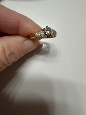 14kt gold fine jewelry pre owned diamond rings
