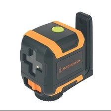 Magnusson DIY Green Self-Levelling Cross-Line Laser Level 15m Range 2 Safe Lines