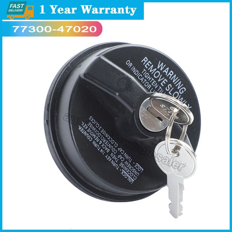 77300-47020 10504 Cubierta de tapa de tanque de combustible de gasolina con bloqueo para Toyota 4Runner Silverado Foto 2 de 4