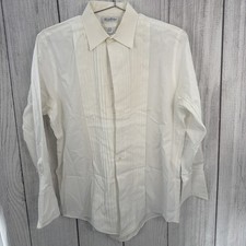 Brooks Brothers Tuxedo Dress Shirt Mens 16.5 32 White French Cuff 100 Cotton