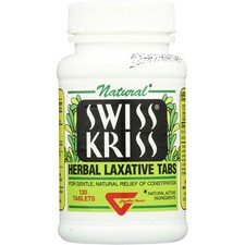 Swiss Kriss Herbal Laxative Tablets 120 Tablets