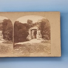 Dudley Stereoview um 1855 Echtfoto West Midlands The Priory Triple Gateway