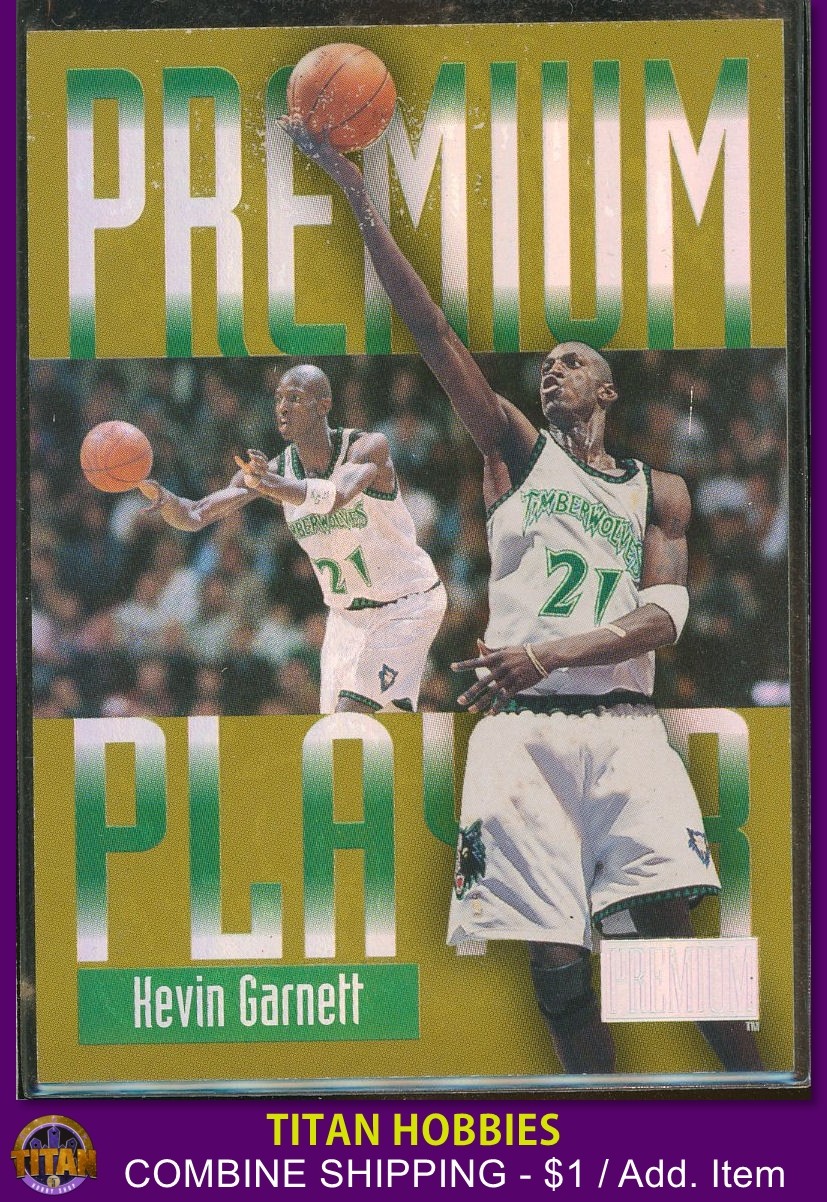 1997-98 Skybox Premium PLAYERS INSERT #9 Kevin Garnett Premium Players (1:192)