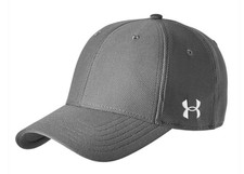 NEW Under Armour Men's Blitzing Fitted Hat Cap 1325823 in GRAPHITE GREY Sz M/L