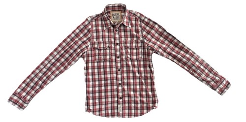 Ruehl No. 925 Men’s XXL Red Plaid Western Button Long Sleeve Flannel-like Shirt - Picture 2 of 11