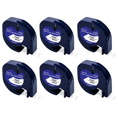 6-Teiliges Etikettenband, Kompatibel mit  Label Maker, NachfüLlpapier, 5928