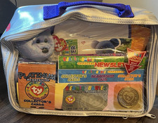 NEW TY Beanie Baby Platinum Official Club Membership Kit Ltd Edition Bear 1999