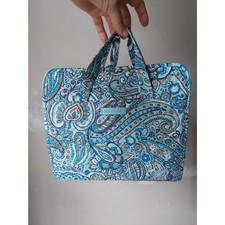 Vera Bradley Hanging Travel Organizer Totally Turquoise Paisley