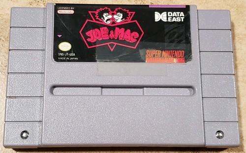 Joe & Mac (Super Nintendo, 1992) SNES With Manual Tested & Working. Authentic - Picture 3 of 12