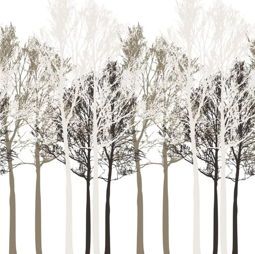 Splash Home Forest PEVA 4G Premium Plastic, 70"W x 72"L (Pack of 1), Beige  - Bild 4 von 6