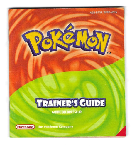 NINTENDO POKEMON SPIEL TRAINER'S GUIDE (Trainer's Guide) - Sehr guter Zustand.