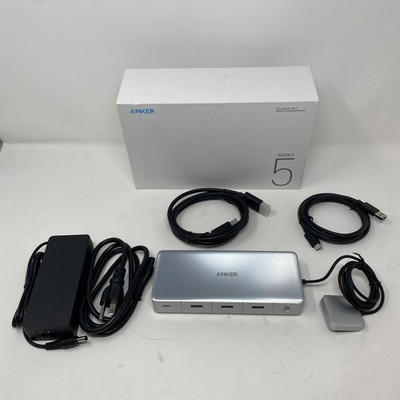 Anker Series 5 Charging Docking Station, KVM Switch, Dual 4K Monitor 553 USB C