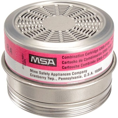 MSA 815179 Comfo174; Respirator Cartridges Acid Gas/P100 6/Box