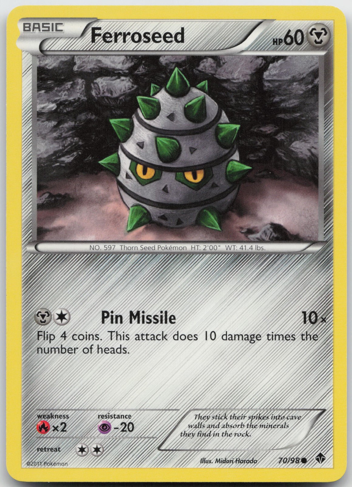 Ferroseed (70) Common Emerging Powers 70/98 LP