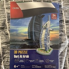 Zum Selbermachen 3D Puzzle Burj Al Arab Gebäude Papier Modell Kit Spielzeug für Kinder & Erwachsene