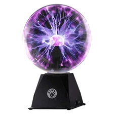 Kicko 7" Purple Plasma Ball Touch Sensitive, Plug-In Plasma