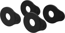 D'Addario Flex Lock Strap Blocks Set of 4 Black Guitar Strap Security