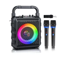 JYX T18T Home Karaoke Machine With 2 Wireless Microphone