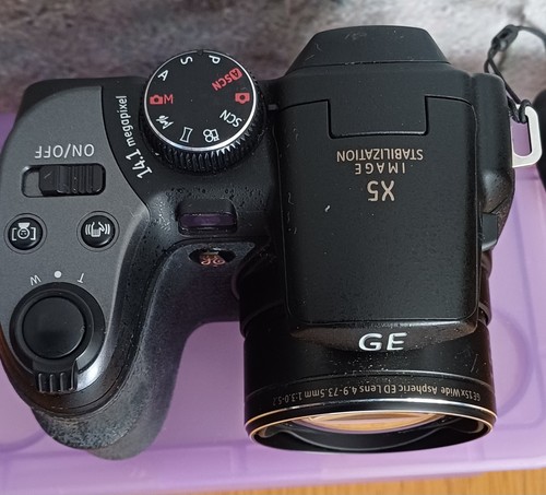GE X5 compact bridge 14.4MP digital camera with memory card vgc - Picture 4 of 15