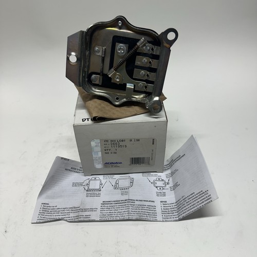 Genuine OEM GM Voltage Regulator 1119519 AC Delco chevy Chevrolet - Picture 2 of 2