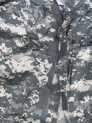 Mens Large-short Digi Camouflage Windbreaker jacket US Army #8532 2-way zipper - Foto 8 di 9