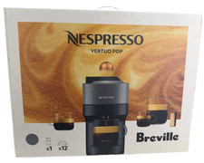 Nespresso 25.4 oz Espresso Maker Machine Dark Gray Vertuo Pop Coffee Breville