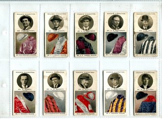 Steeplechase Trainers & Owners Colours 1927 Ogdens Cigarette Cards Set of 50