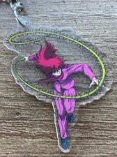 YuYu Hakusho Karuma Rose Whip Plastic  Key Chain -2 3/8”  New