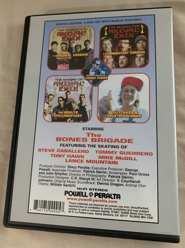 Powell Peralta The Search For Animal Chin DVD Bones Brigade 3 III Skateboard - Foto 2 di 5