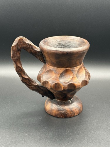 Vintage Spanish Revival Solid Wooden Gothic Style Home Decor Vase - Spain - Picture 6 of 11