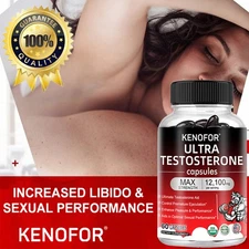 Ultra Testosteron Capsules Increased Libido Sexual Performance Circulation 60 