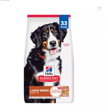 33Lb Hills Science Diet Large Breed Adult Dry Dog Food - Lamb Brown Rice