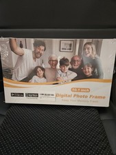 10.1" WiFi Digital Photo Frame HD Touchscreen 16GB Storage, App Support, New