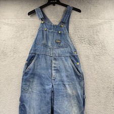 Vintage Adult Osh Kosh B'Gosh Mens Vestbak Overalls Size 36x28 Union Made USA