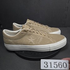 Converse One Star Pro Shoes Mens Size 12 Tan Suede CONS Low Top Skate A07323C