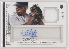 2014 National Treasures Treasure Signature Materials 67/99 Roenis Elias Auto fm0