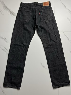 Levi s 505 Herren Jeans Original Schwarz 32/30 Neuwertiger Zustand