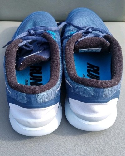 Nike Free 5.0 Hombre Flash Azul/Plata-Azul Laguna Entrenadores 806574-400 Talla 10 - Imagen 5 de 7