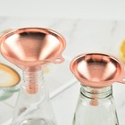  3 Pcs Mini-Trichterküche Edelstahl Flüssigkeitstrichter Aus Metall Kleine