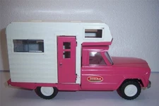 Tonka Camper Truck 1964 Original Old Pressed Steel Toy 9 1/2 " Long