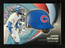 2022 Topps Series 2 Batting Helmet Commemorative Relics Blue Jason Heyward 0g2y