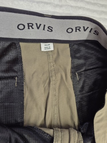 Orvis Pantalone Uomo Elasticizzato Comfort Escursionismo 34x34 Verde Outdoor - Foto 5 di 13