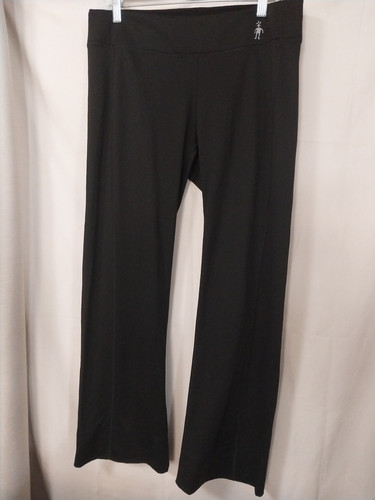 SmartWool Women's Size LARGE PhD HyFi Merino Blend Active Pants Black NWT $120 - Imagen 2 de 6