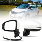 Left White Painted Mirror Assembly For Honda Fit 2015-2020