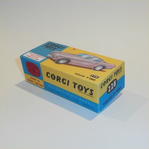 Corgi Toys 228 Volvo P.1800 Coupe Repro Box - Picture 2 of 5