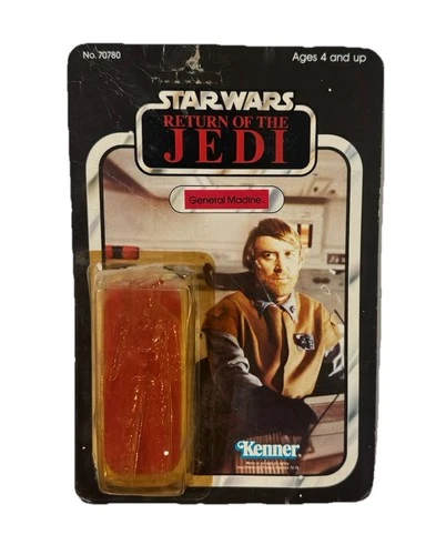 Star Wars Vintage Kenner ROTJ 1983 General Madine Cardback & Bubble w/ Insert