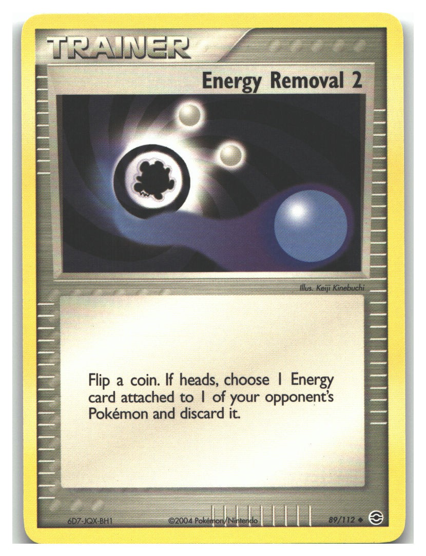 Energy Removal 2 - 89/112 NM EN EX FireRed & LeafGreen Uncommon