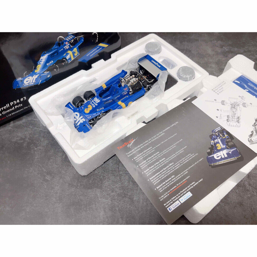 Kyosho Exoto 1/18 Tyrrell Ford P34 #4 Japan GP 197 Tyrell Kyosho Exoto 1/18 Tyrrell Ford P34 #4 Japan GP 197 Tyrell